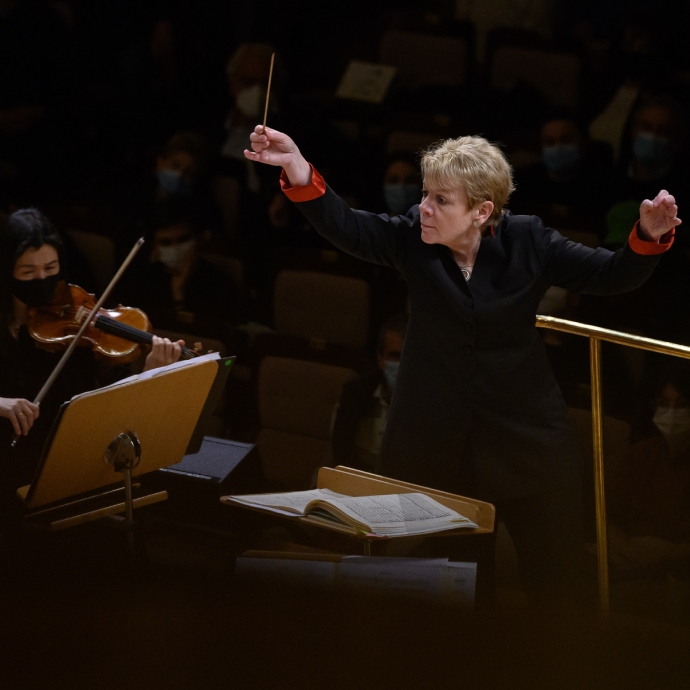 Triple presentación en Madrid: Marin Alsop, Kian Soltani y la Orquesta Sinfónica de Radio Viena